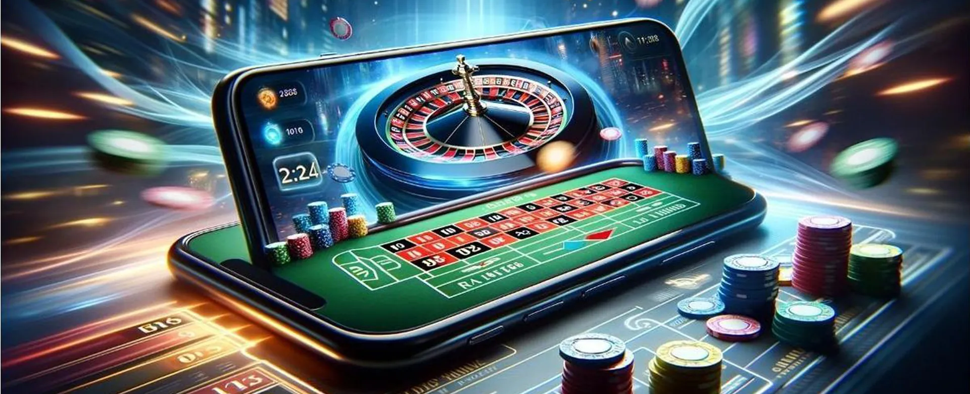 Player enjoying online casino games with various promotions and bonuses, golden theme